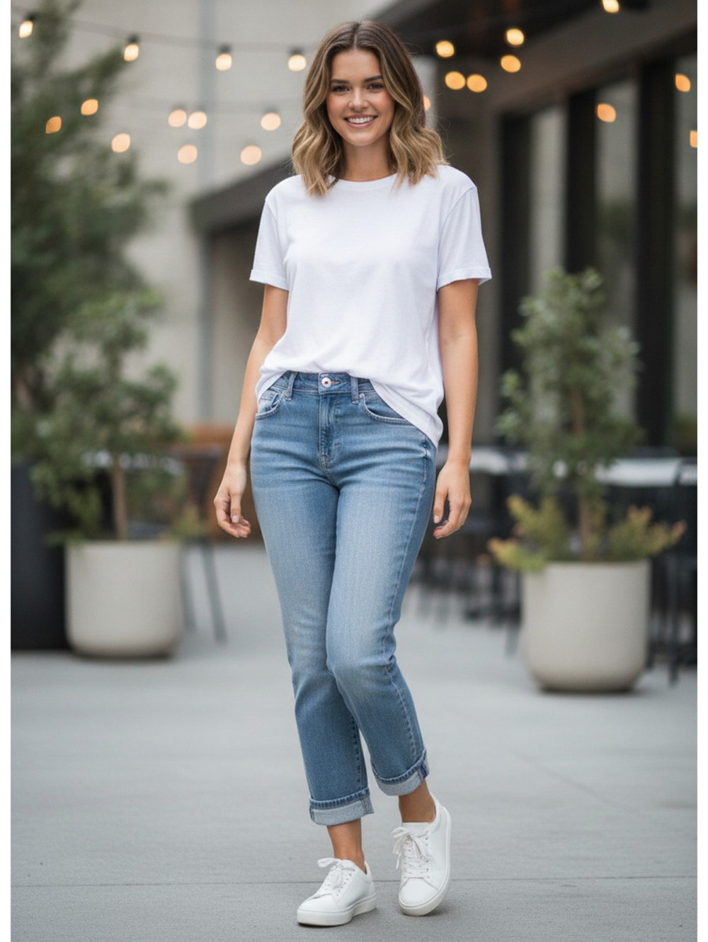 LE JEAN Los Angeles Light Wash Blue Jeans Size 27 Made in U.